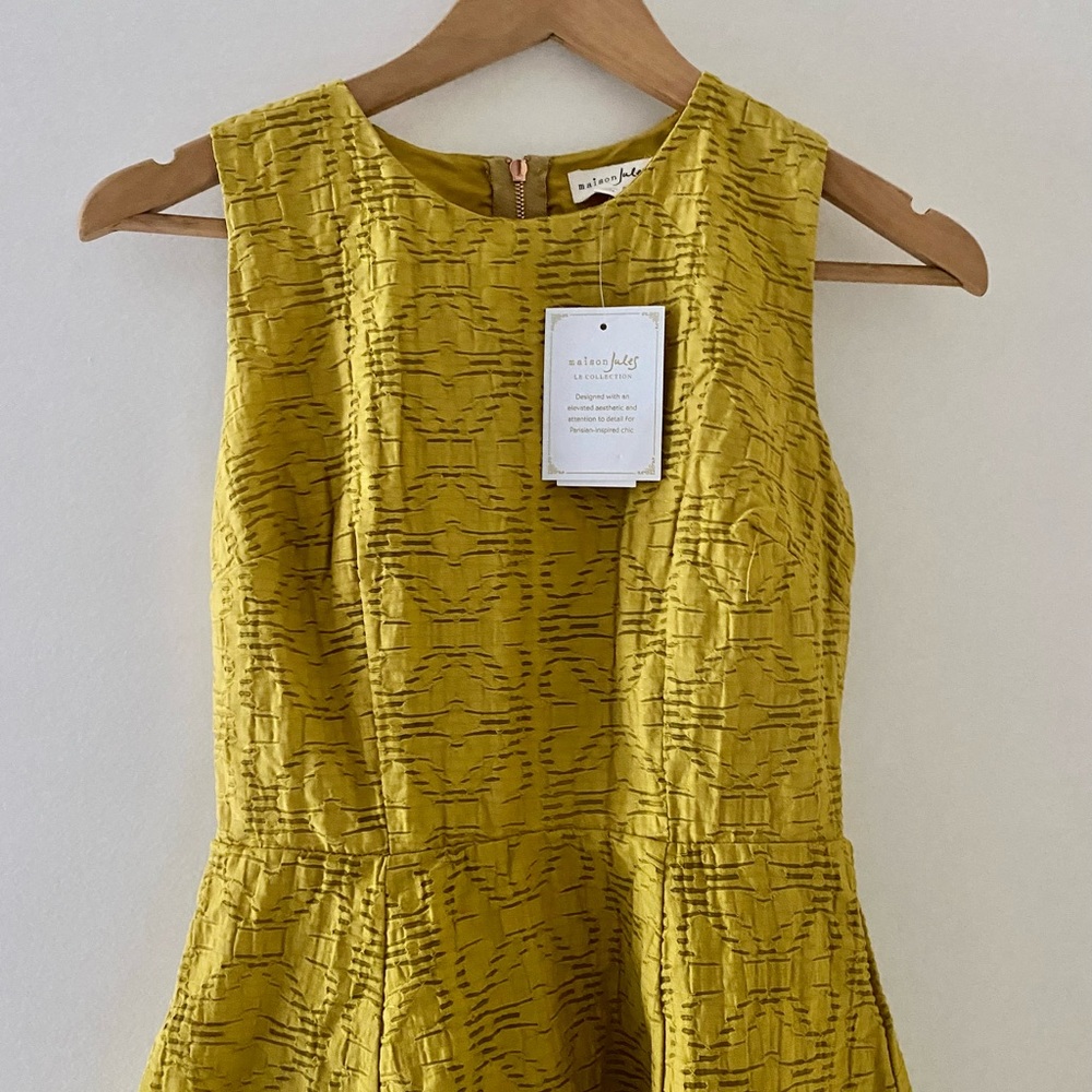 Anthropologie/Madison Jules X-Small skater skirt sleeveless dress